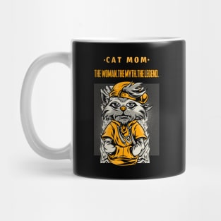 Cat Mom The Women The Myth The Legend Mug